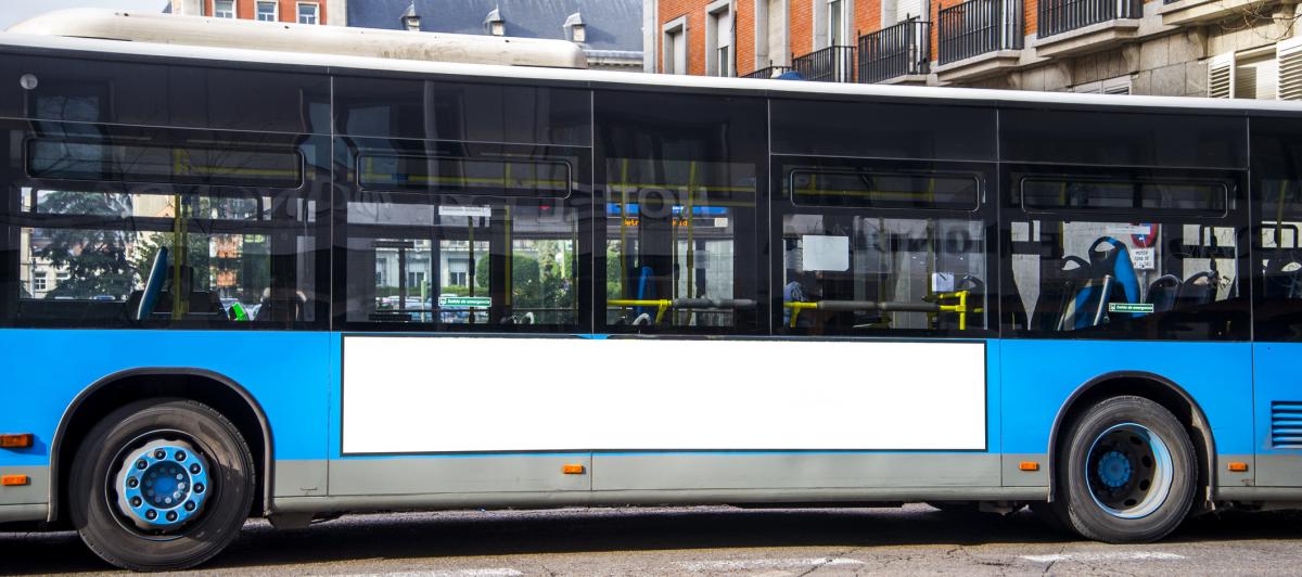 Un autobús en Madrid.