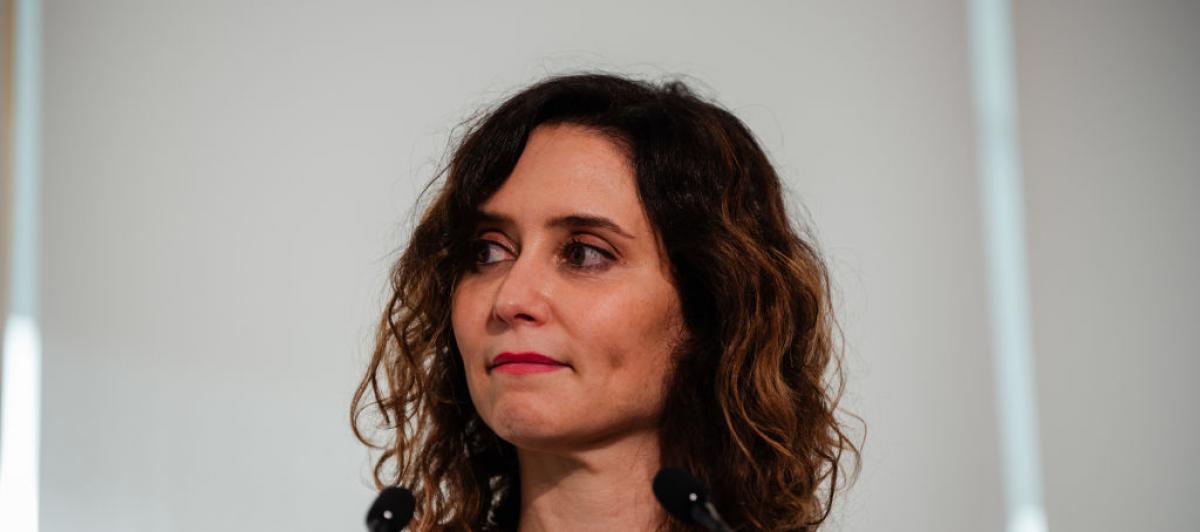 La presidenta de la Comunidad de Madrid, Isabel Díaz Ayuso.