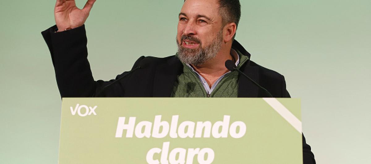 El líder de Vox, Santiago Abascal, en una imagen de archivo.