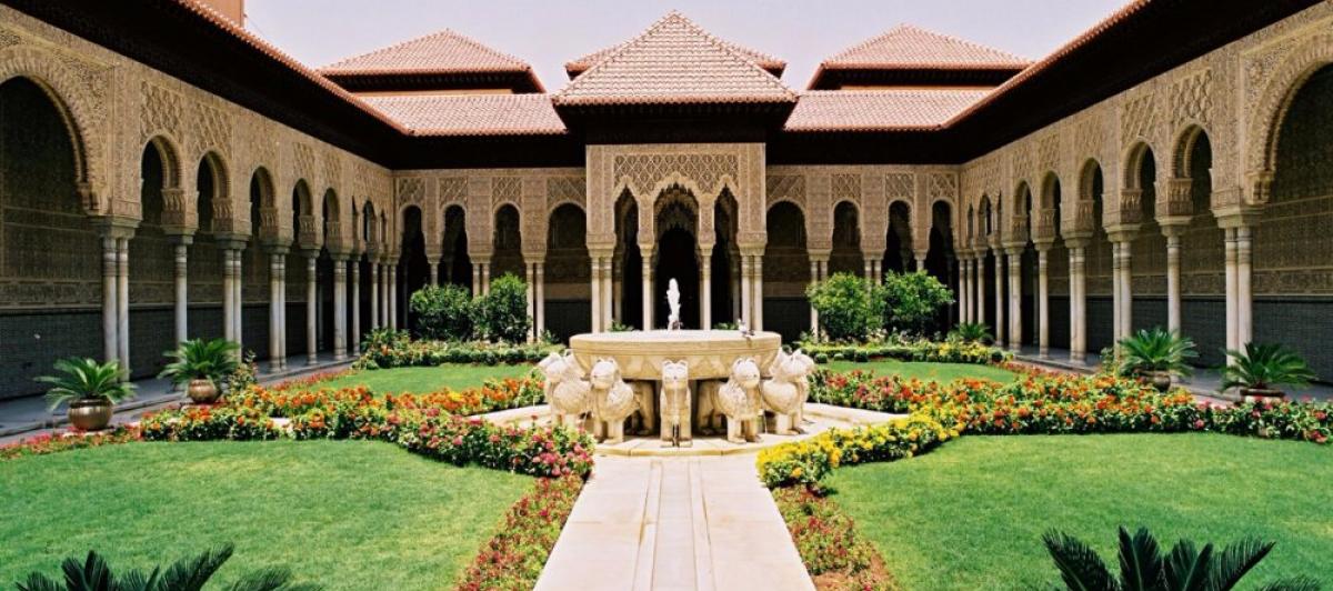 La réplica de la Alhambra, del príncipe Abdelaziz bin Fahd, en Riad.