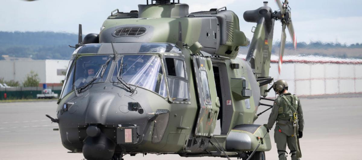 Un helicóptero NH-90 alemán, en una imagen de archivo