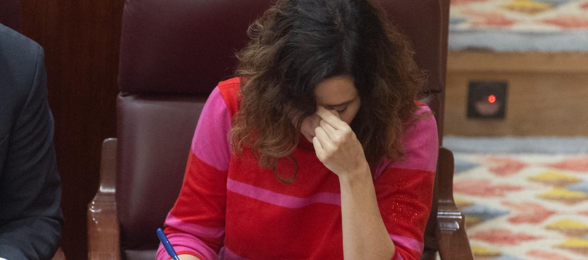 La presidenta de la Comunidad de Madrid, Isabel Díaz Ayuso.