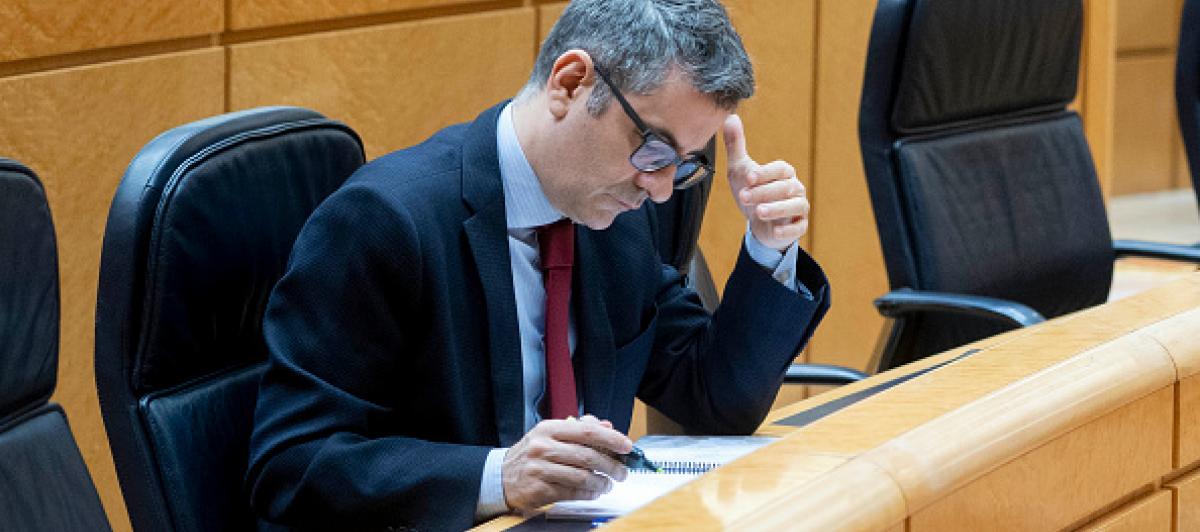 El ministro de Justicia, Presidencia y Relaciones con las Cortes, Felix Bolaños, en una imagen de archivo.