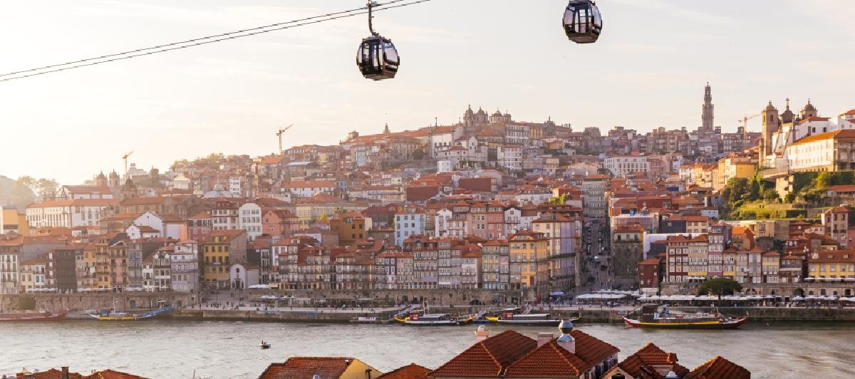 Vista de Oporto.