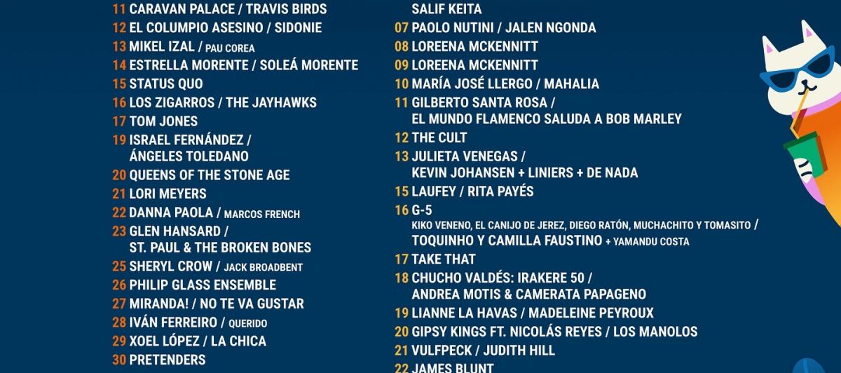 Cartel de Noches del Botánico 2024.