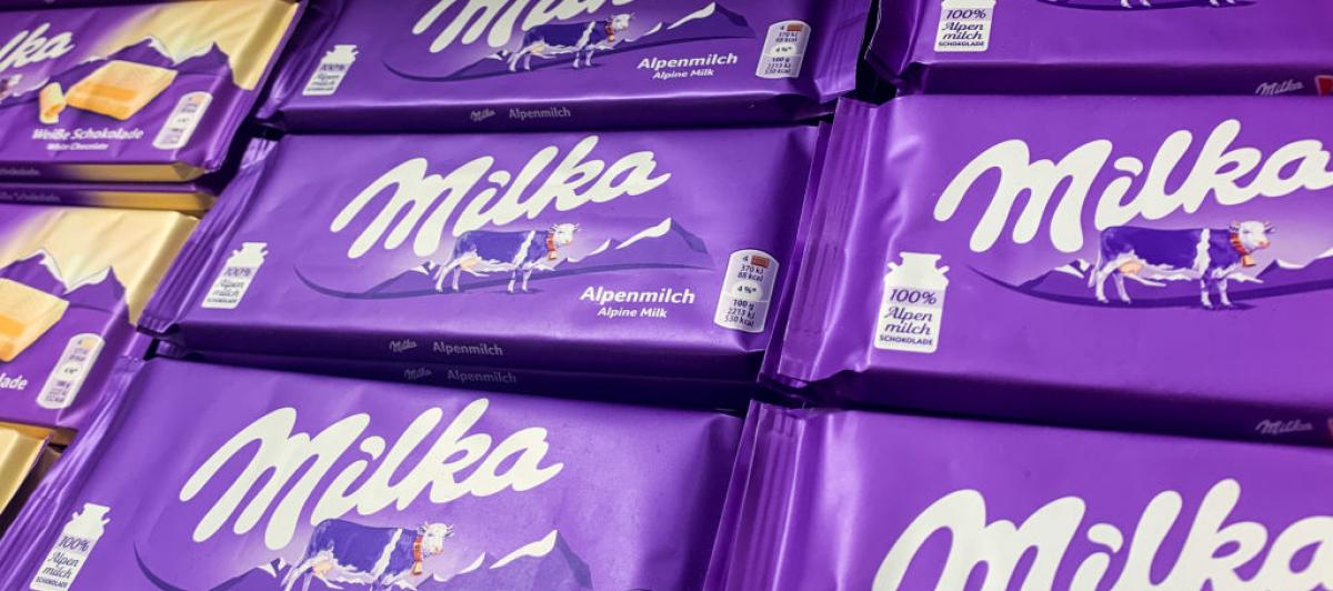 Chocolate Milka, en una imagen de archivo