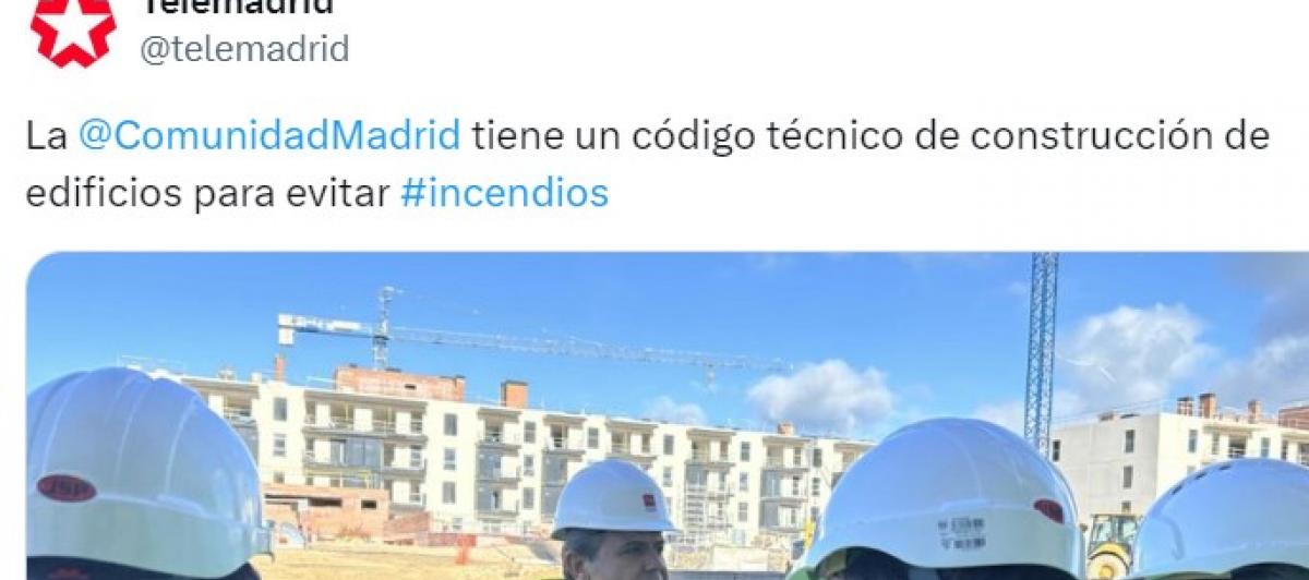 El tuit de Telemadrid