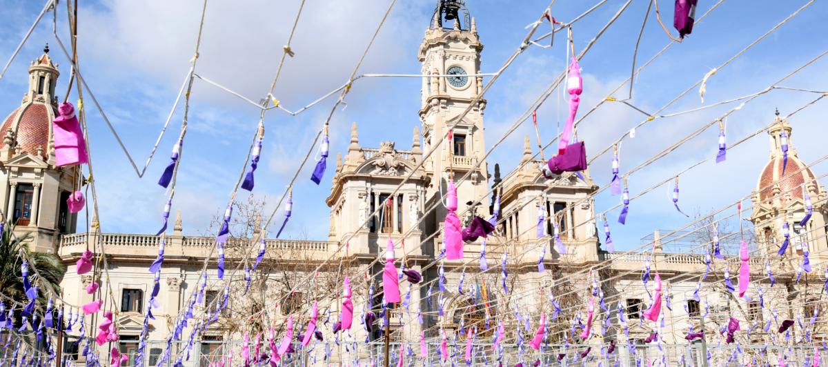 Mascletà en las Fallas de Valencia de una edición anterior.