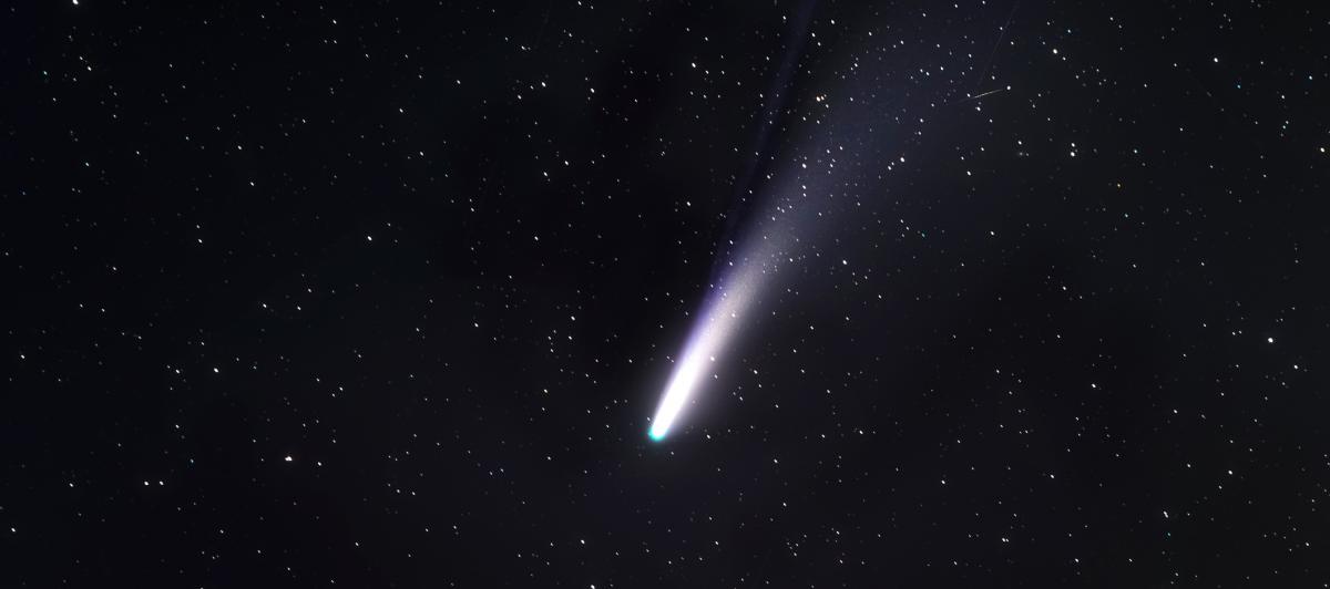Imagen de un cometa.