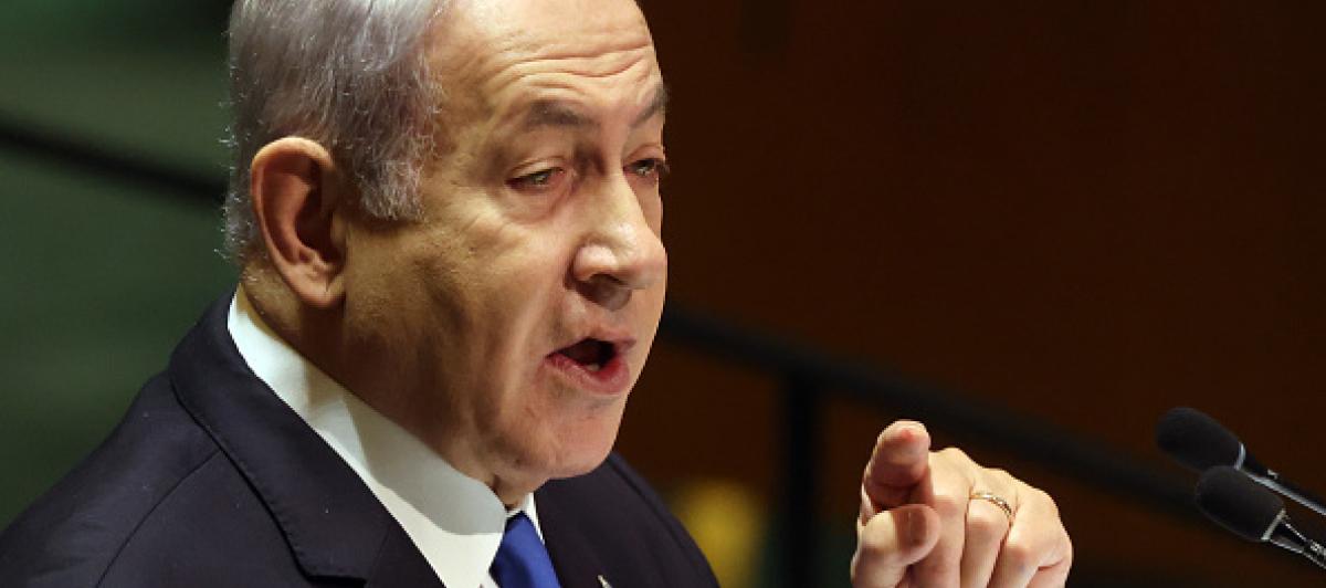 El primer ministro israelí, Benjamin Netanyahu, en una imagen de archivo en la ONU.