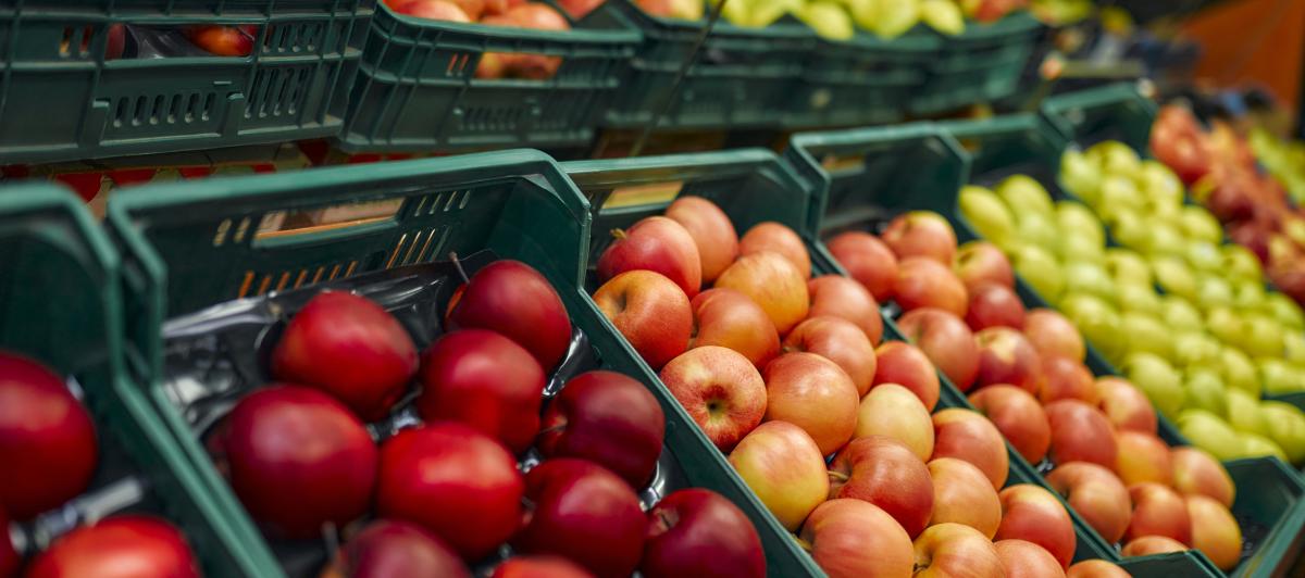 Fruta y verdura en un supermercado, en una imagen de archivo.