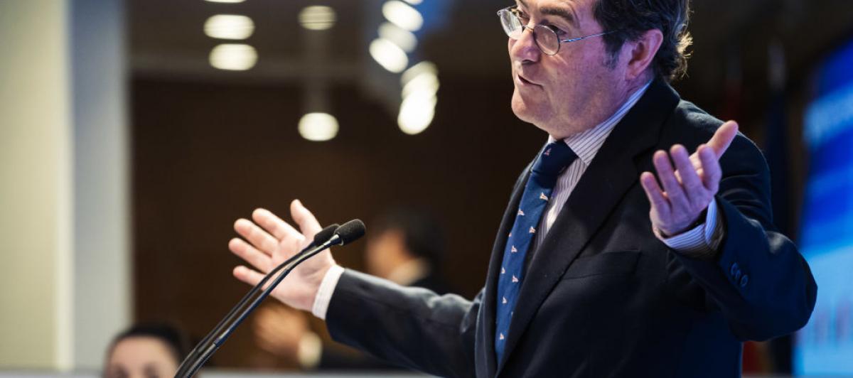 Antonio Garamendi, en un acto reciente