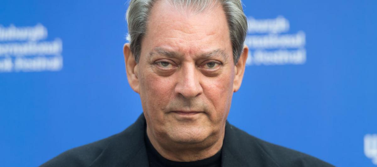 Paul Auster, fotografiado en Edimburgo en 2017.