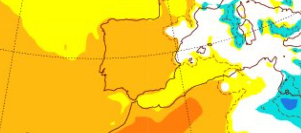 El mapa de la AEMET