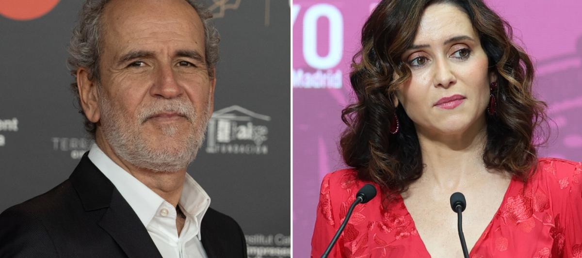Guillermo Toledo e Isabel Díaz Ayuso