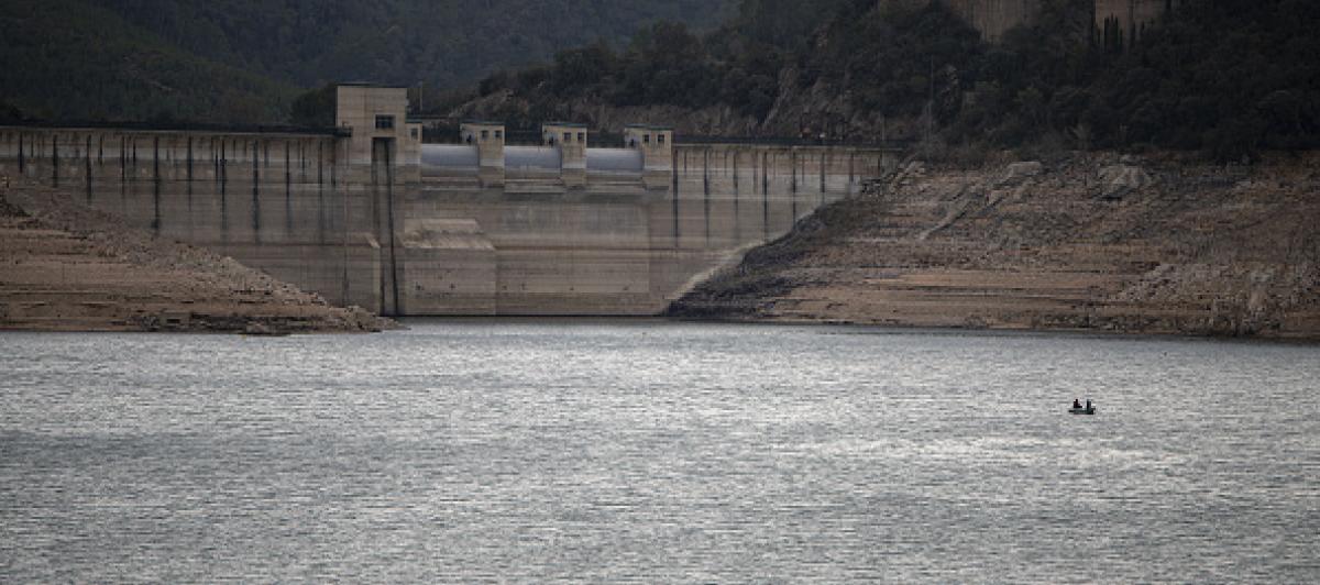Imagen de archivo del embalse Darnius Boadella (Girona, Cataluña).