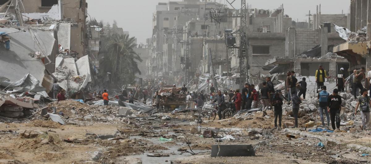 Campamento de refugiados de Nuseirat, en la Franja de Gaza