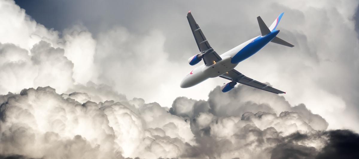 Las rutas de vuelos con más turbulencias