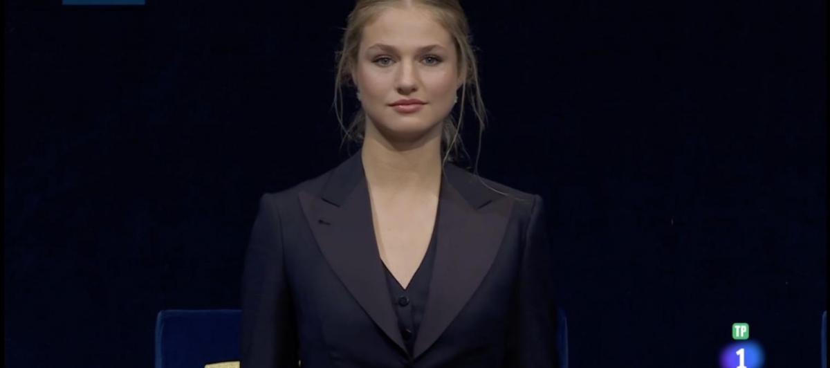 Leonor en los Premios Princesa de Asturias.