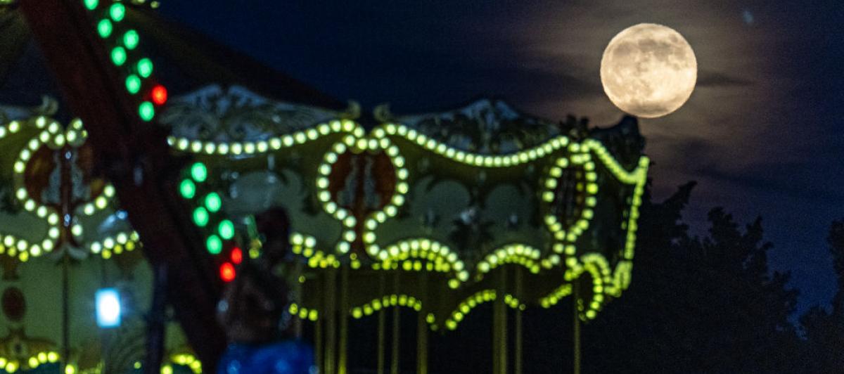 Imagen de un parque de atracciones