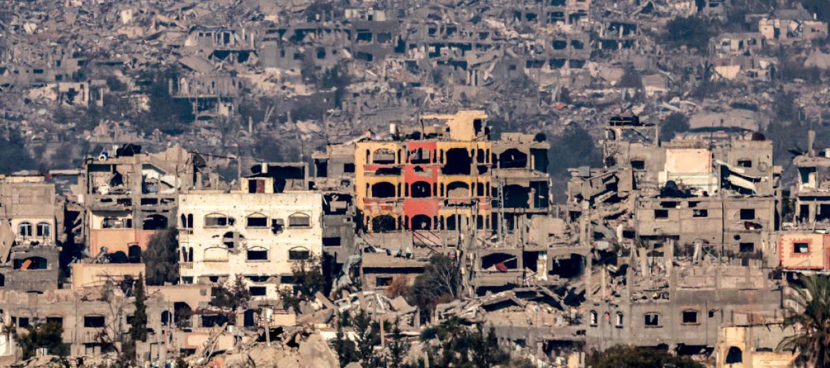 Destrucción en Gaza tras un año y tres meses de guerra