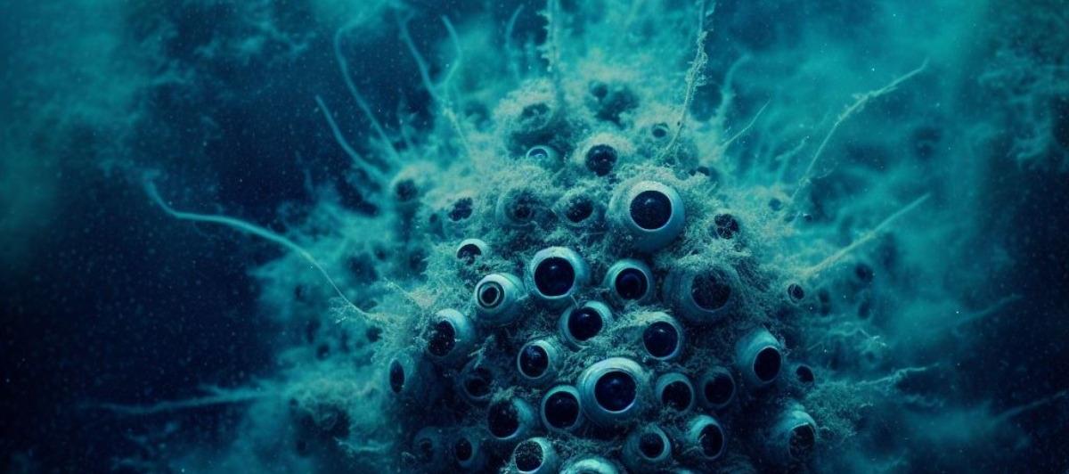 Recreación de esta nueva especie con 24 ojos