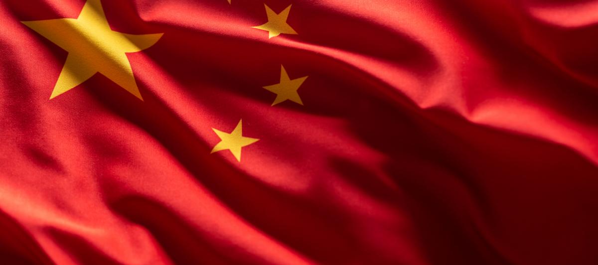 La bandera de China