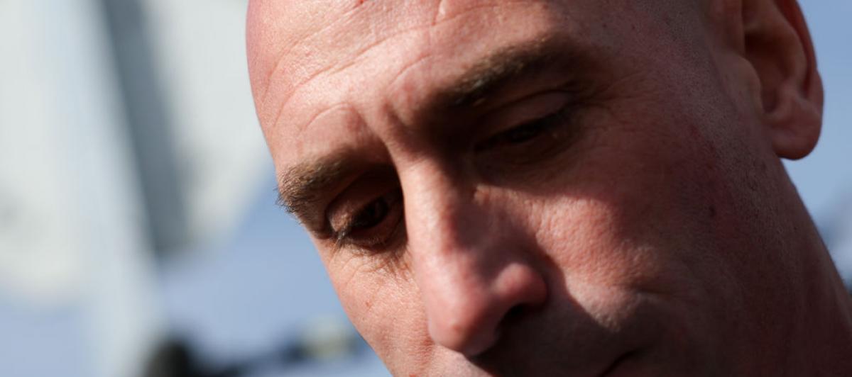 Luis Rubiales, a la salida de la Audiencia Nacional hace unos días