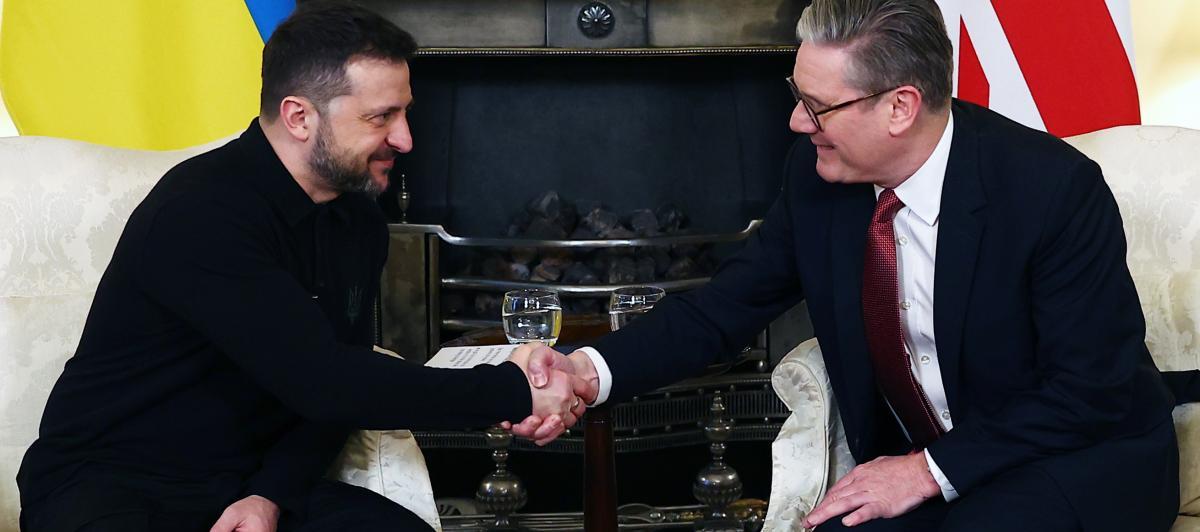 Keir Starmer con Volodimir Zelenski.