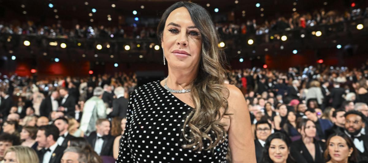 La actriz española Karla Sofía Gascón en la gala de los Oscar 2025.