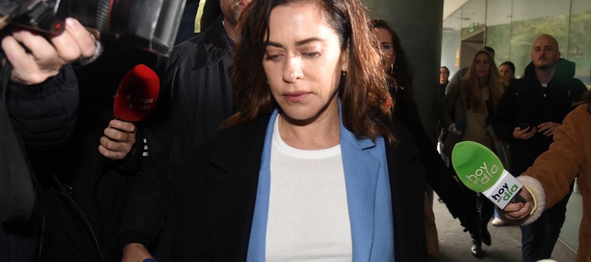 María León, fotografiada en su juicio en Sevilla el 25 de febrero de 2025.
