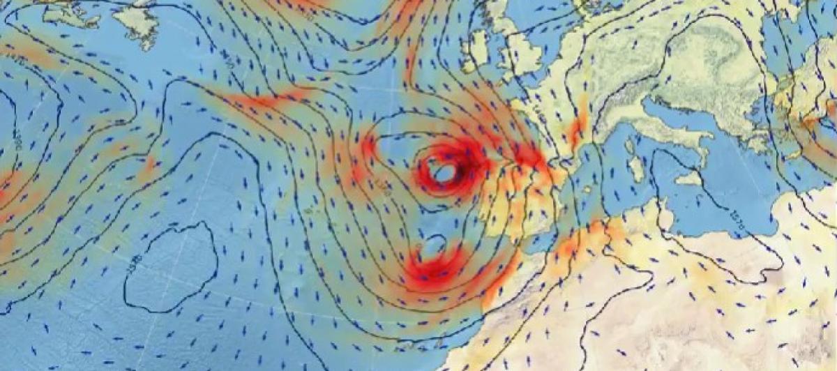 Previsión de AEMET para las próximas horas, con la amenaza de 'Martinho'