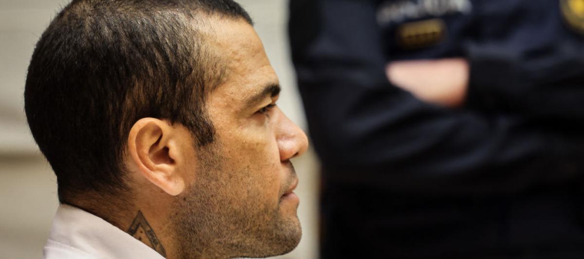 Dani Alves, durante el juicio