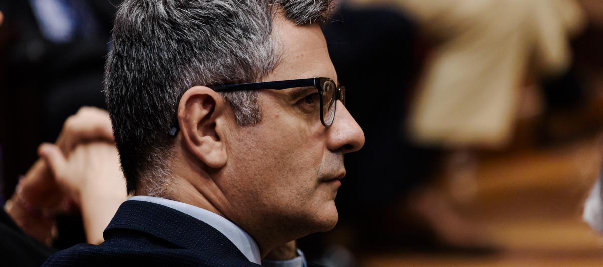 Félix Bolaños, ministro de Justicia, en una imagen de archivo.