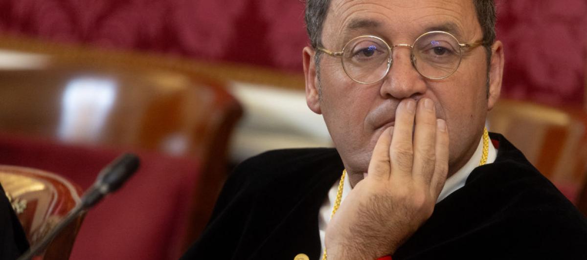 El fiscal general del Estado, Álvaro García Ortiz, durante el juicio contra él