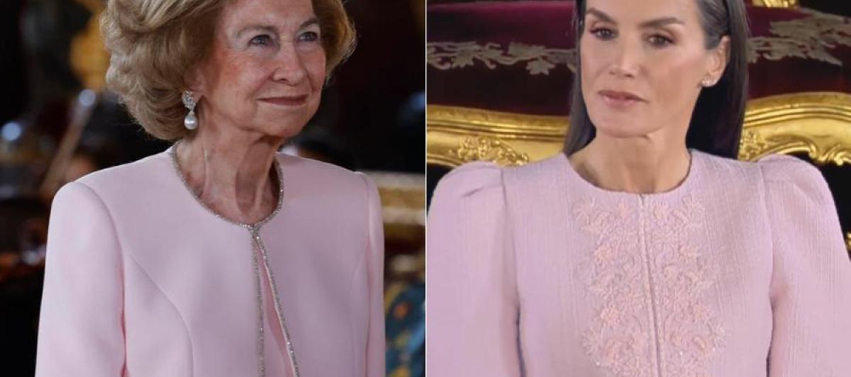 Sofía y Letizia, este viernes en el acto de imposición Toisón de Oro
