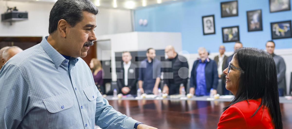 Fotografía cedida por Prensa Miraflores del presidente de Venezuela, Nicolás Maduro