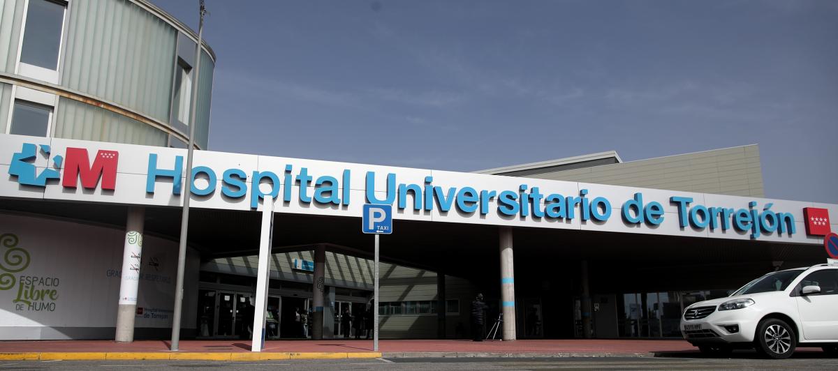 Imagen de archivo de la fachada del Hospital Universitario de Torrejón de Ardoz (Madrid).