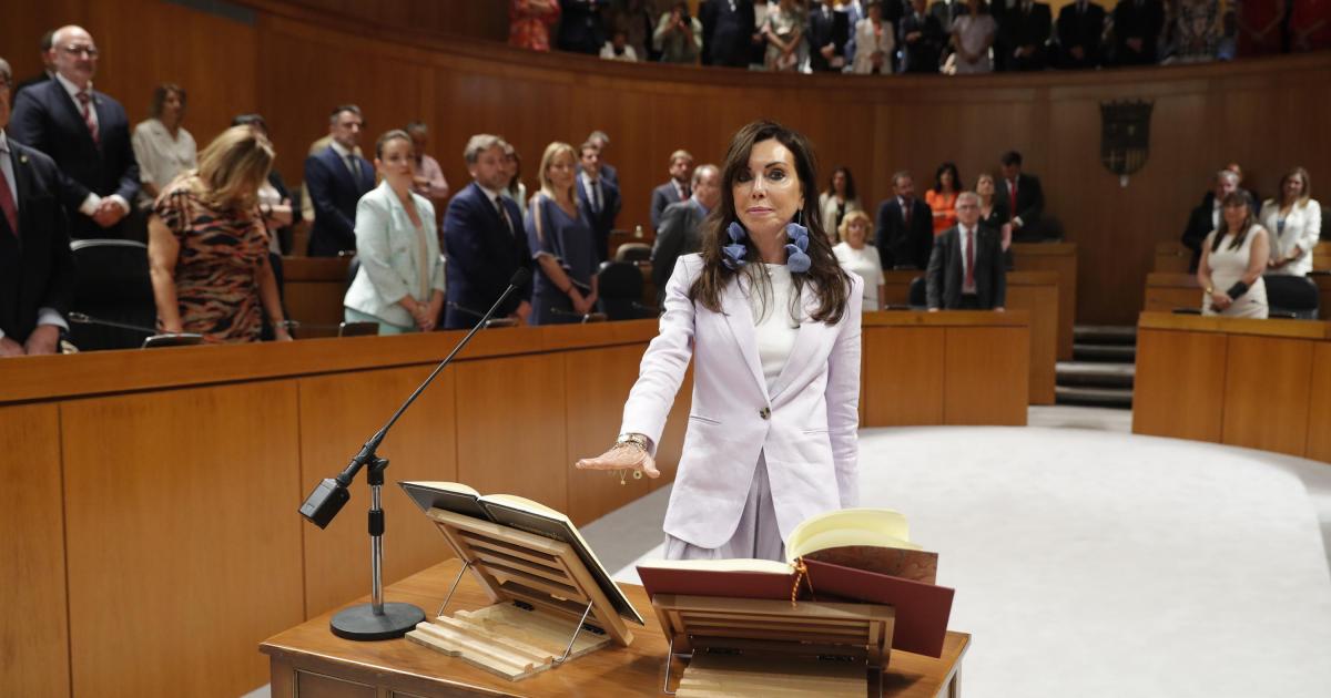 La diputada de Vox, Marta Fernández