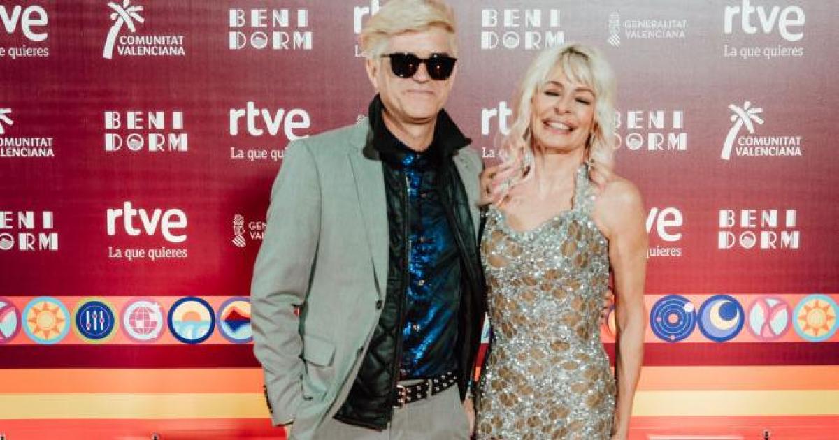 Nebulossa, en la alfombra naranja del Benidorm Fest 2024.