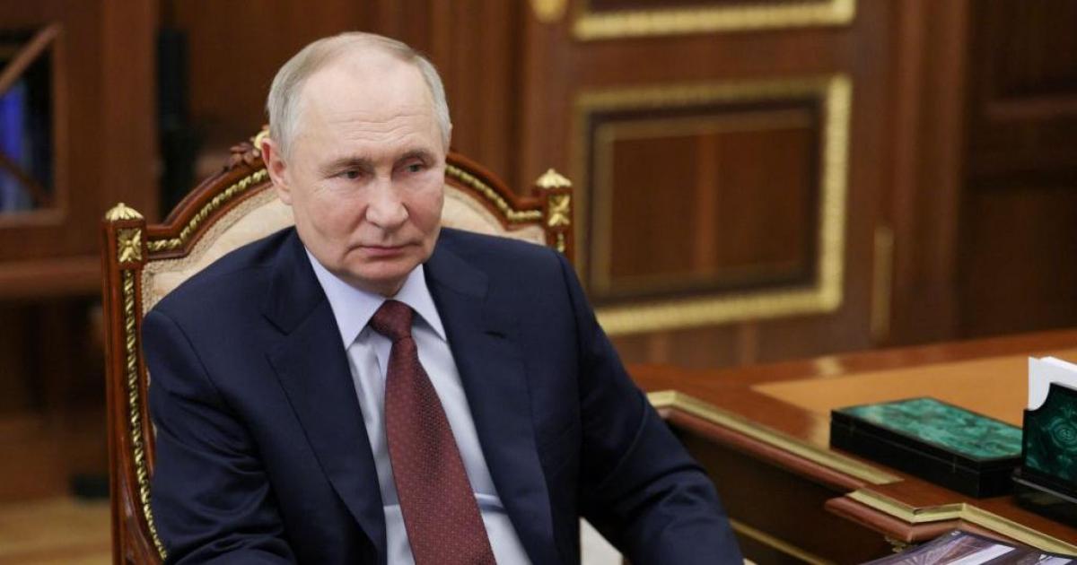 Vladimir Putin, en su despacho