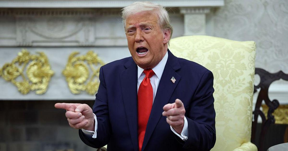 Trump, en un momento de su comparecencia junto a Nayib Bukele