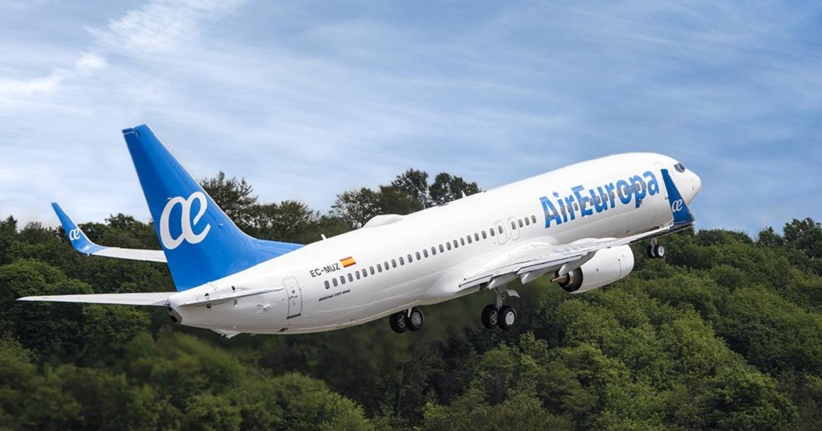 Un avión de Air Europa