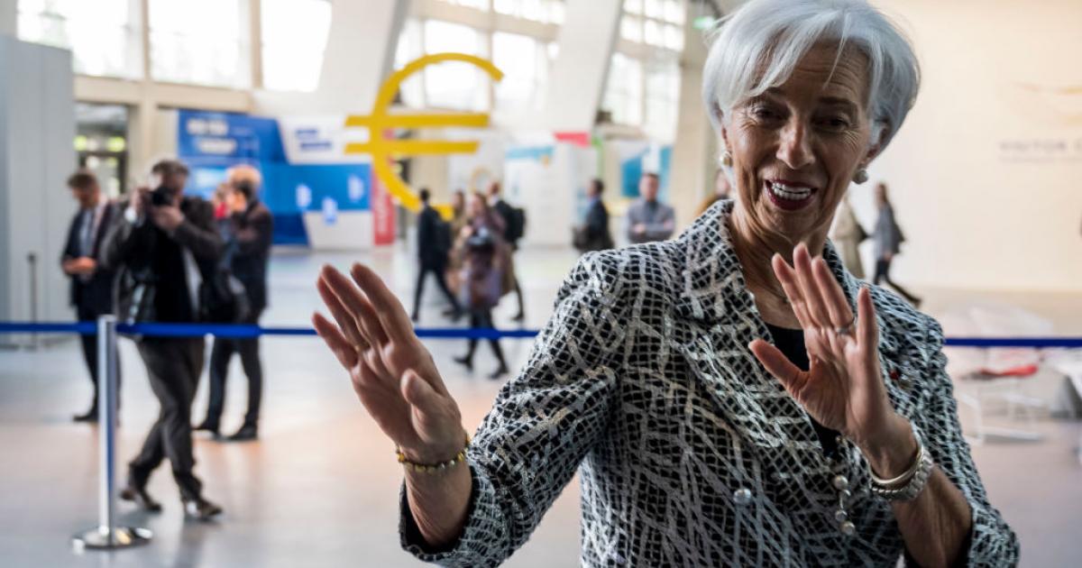 La presidenta del BCE, Christine Lagarde, en una imagen de archivo.