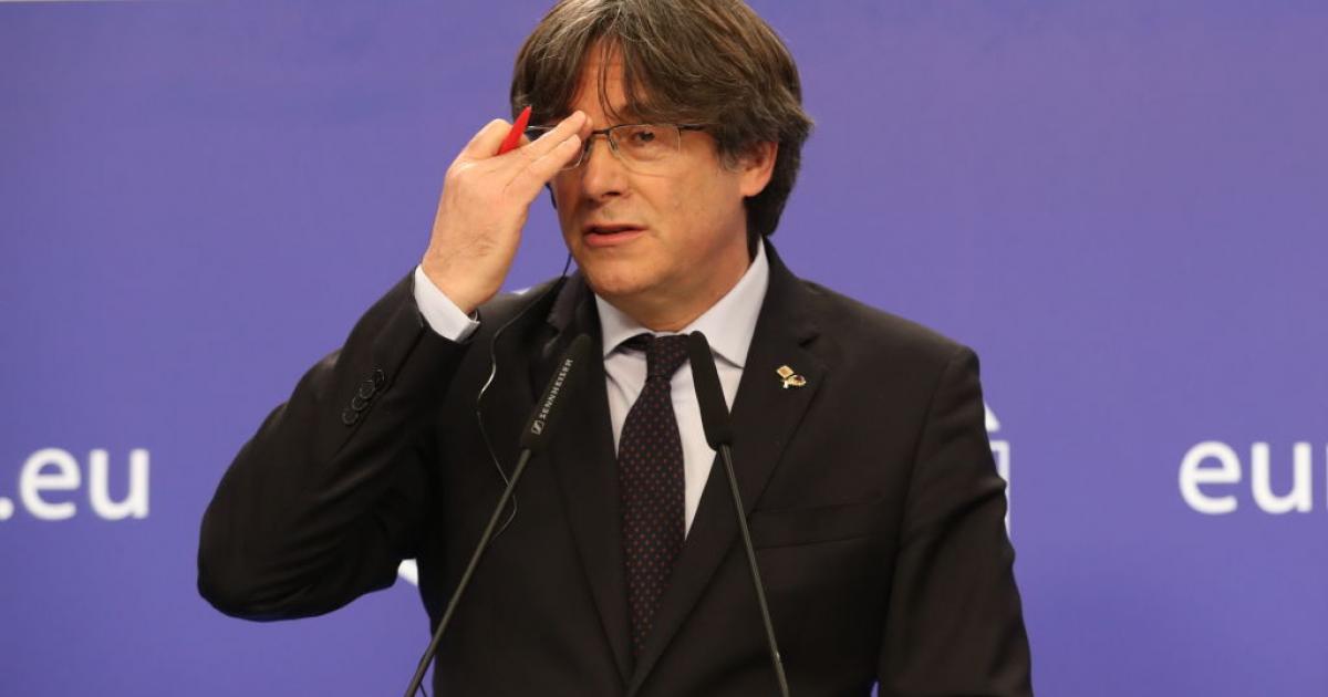 Carles Puigdemont, en el Parlamento Europeo