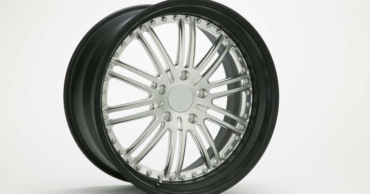 La llanta de una rueda