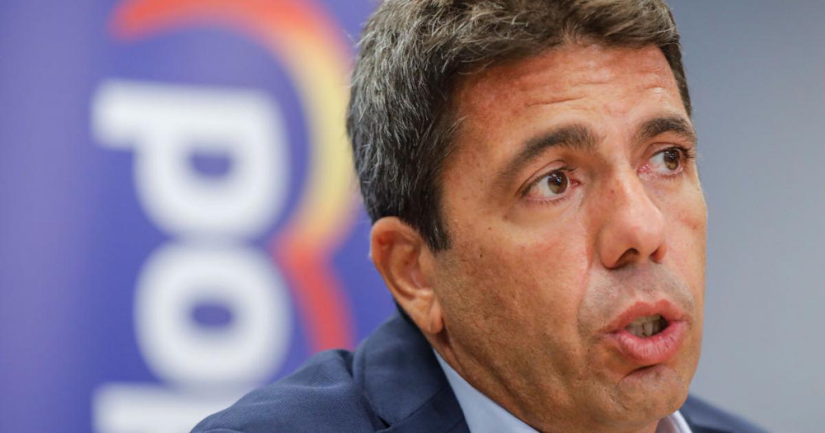El líder del Partido Popular valenciano y candidato a presidente de la Generalitat valenciana, Carlos Mazón, en una imagen de archivo.