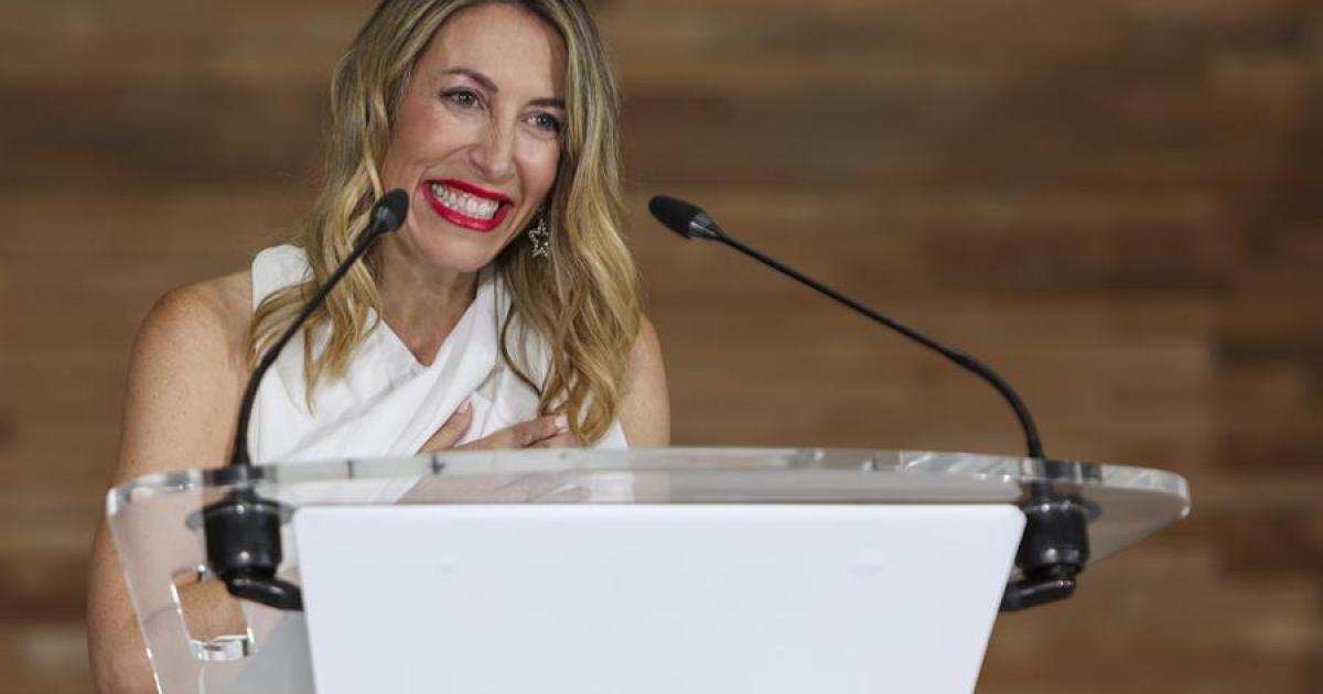 María Guardiola, en su toma de posesión