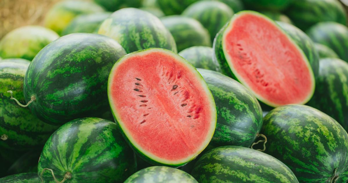 Imagen de archivo de unas sandías.