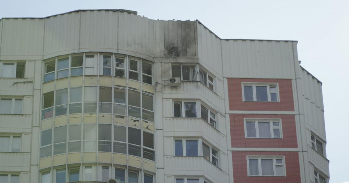 Imagen de un ataque con drones en Rusia registrado en la capital hace unas semanas.